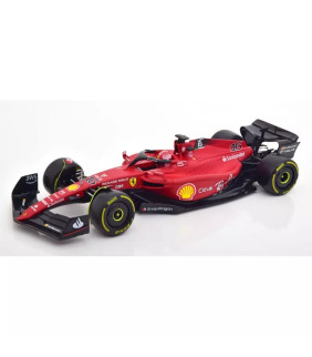 Voiture 1/18 Bburago Ferrari F1-75 Officiel Formule 1 Charles Leclerc 16