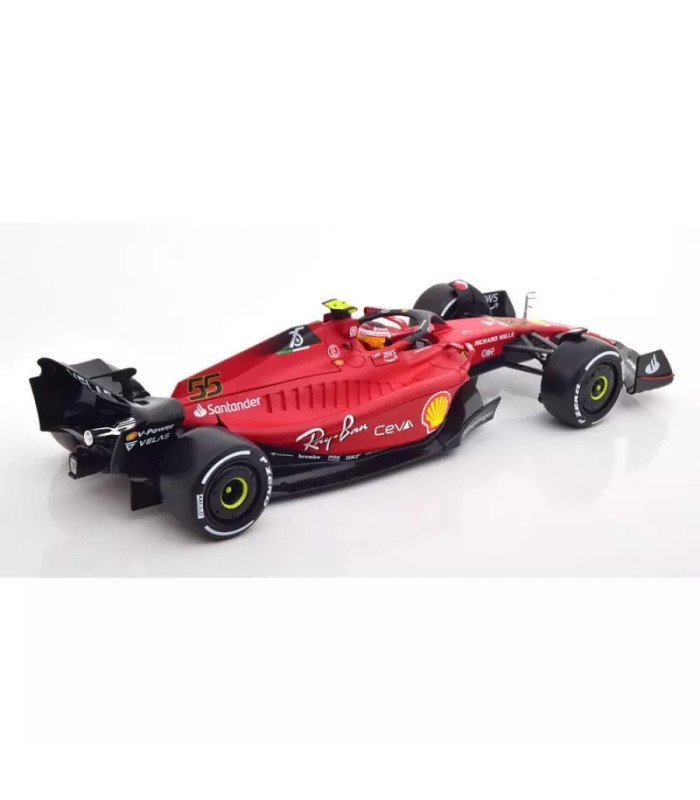 Voiture 1/43 Bburago Ferrari F1-75 Officiel Formule 1 Carlos Sainz 55