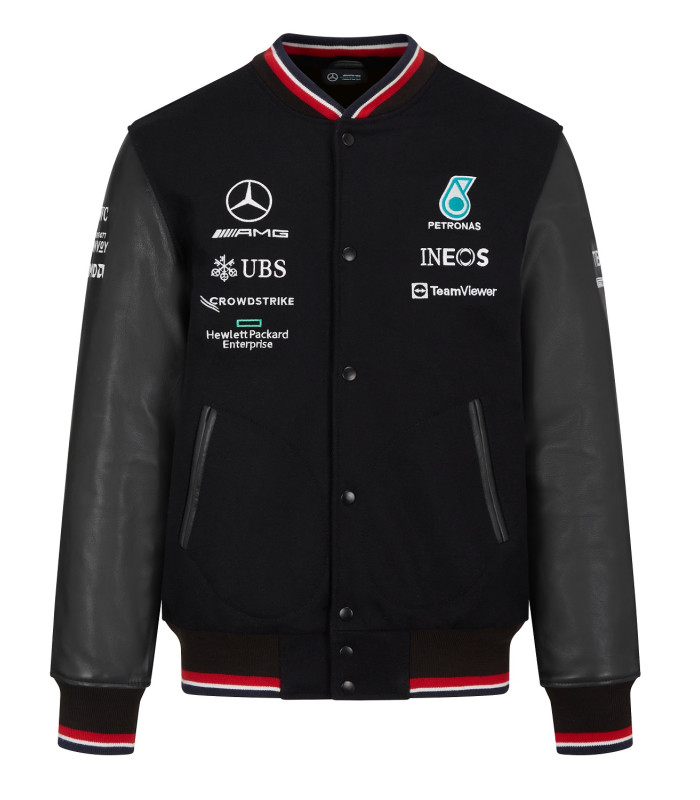 Veste Varsity Mercedes AMG Petronas Motorsport Team Officiel F1