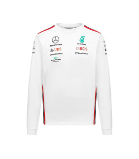 T-shirt manche longue Mercedes-AMG Petronas Motorsport Officiel Formule 1