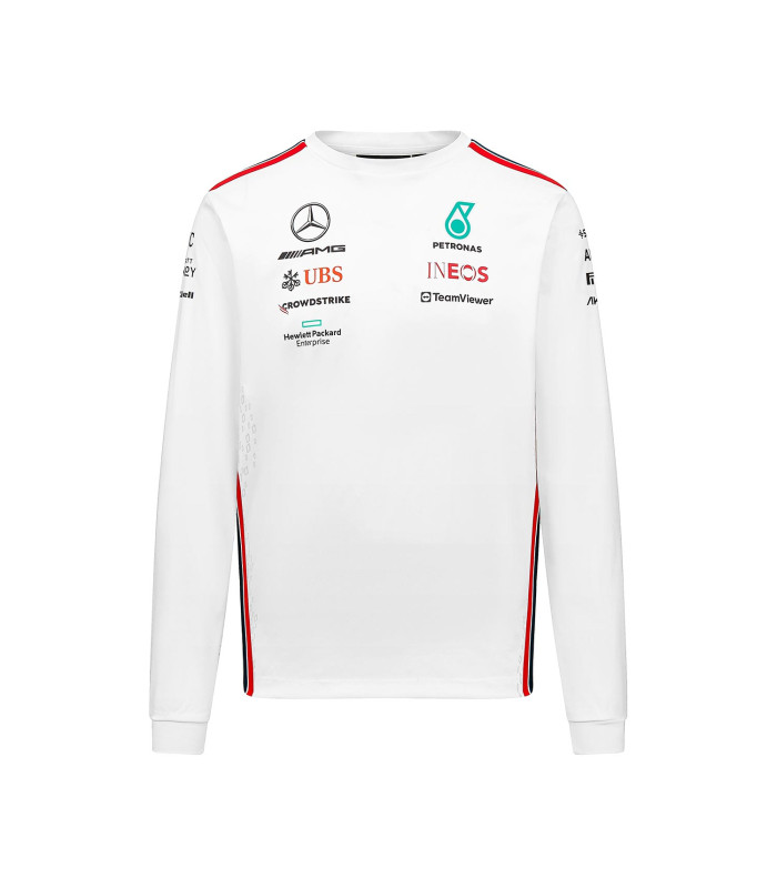 T-shirt manche longue Mercedes-AMG Petronas Motorsport Officiel Formule 1