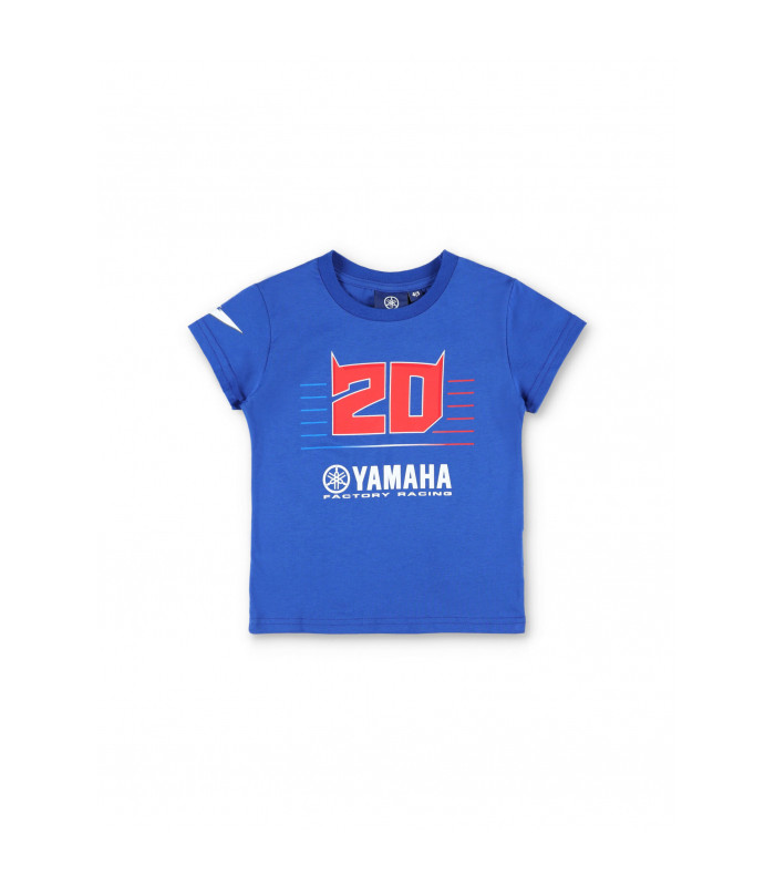 T-shirt Enfant Yamaha Racing Fabio Quartararo 20 Officiel MotoGP