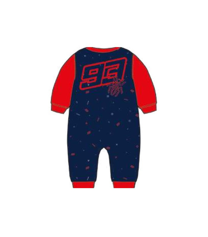 Pyjama Bébé Marc Marquez Bicolor "93" MM93 Officiel MotoGP