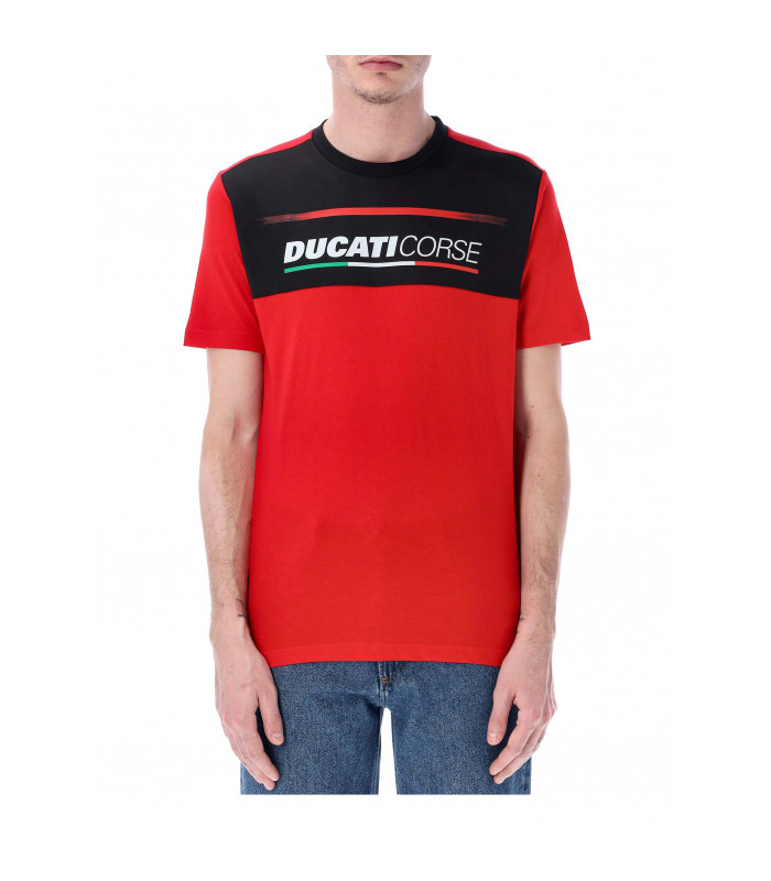 T-shirt Ducati Corse Bicolor Officiel MotoGP