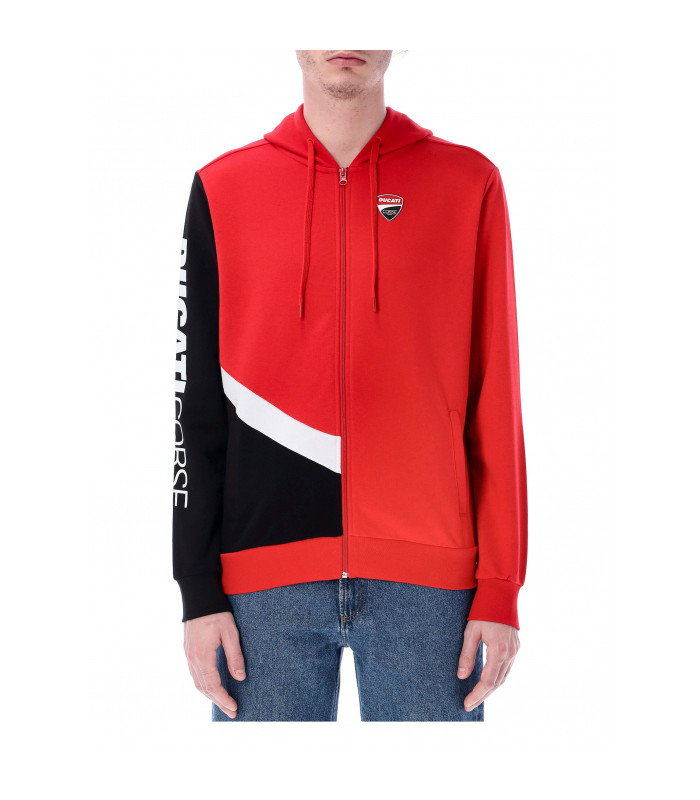 Sweatshirt Zip Ducati Corse Flash Officiel MotoGP