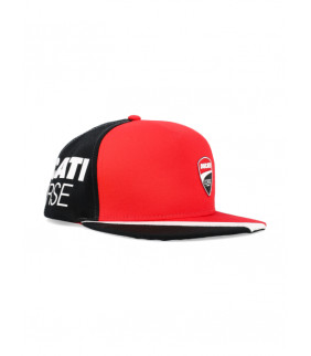 Casquette Plate Ducati Corse Flash Officiel MotoGP