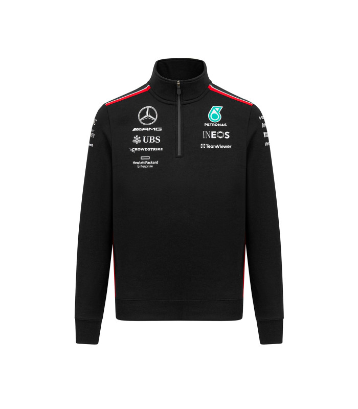 Sweatshirt 1/4 Zip Mercedes-AMG Petronas Motorsport Officiel Formule 1