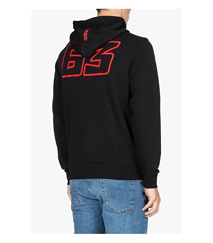 Sweat a capuche Zip Francesco Bagnaia 63 GoFree Officiel MotoGP