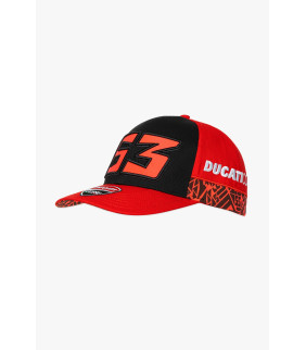 Casquette Enfant Francesco Bagnaia 63 Ducati Corse Officiel MotoGP