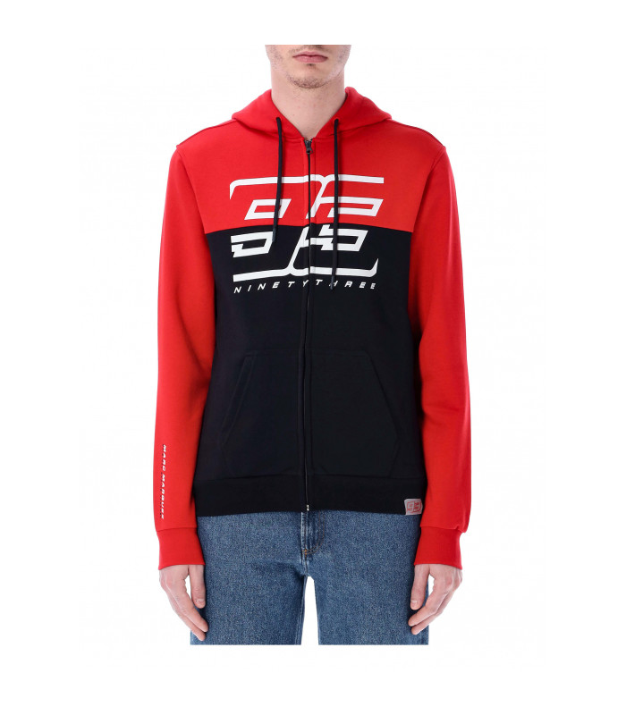 Sweat a Capuche Marc Marquez Bicolor MM93 Officiel MotoGP