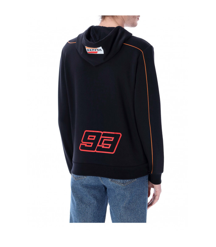 Sweat a Capuche Zip Repsol Honda Dual Marc Marquez 93 Officiel MotoGP