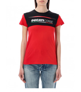 T-shirt Femme Ducati Corse Bicolor Officiel MotoGP