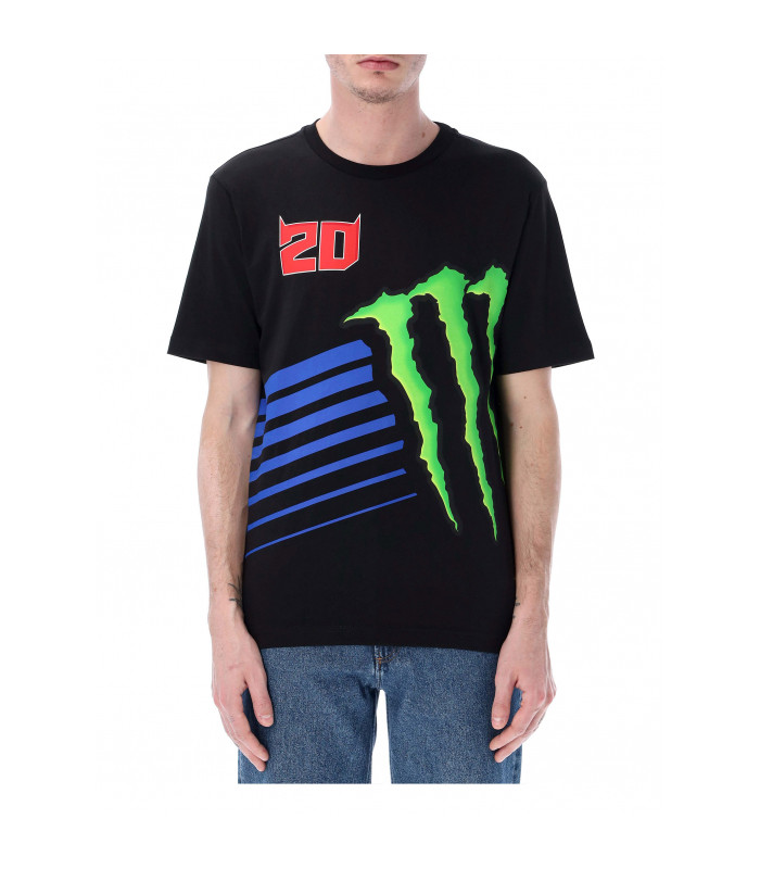 T-shirt Fabio Quartararo 20 Dual Big Monster Energy Officiel MotoGP