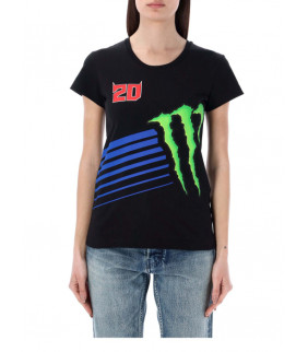 T-shirt Femme Fabio Quartararo 20 Dual Big Monster Energy Officiel MotoGP