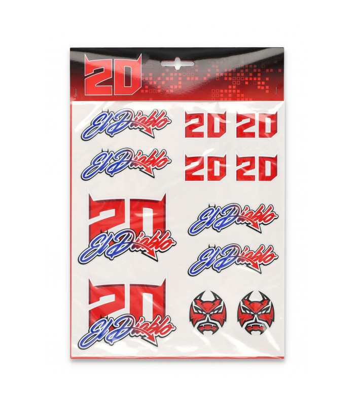 Planche de Sticker Fabio Quartararo 20 Officiel MotoGP