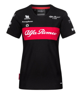 T-shirt Femme Alfa Romeo Orlen Formule 1 Racing Officiel Team F1