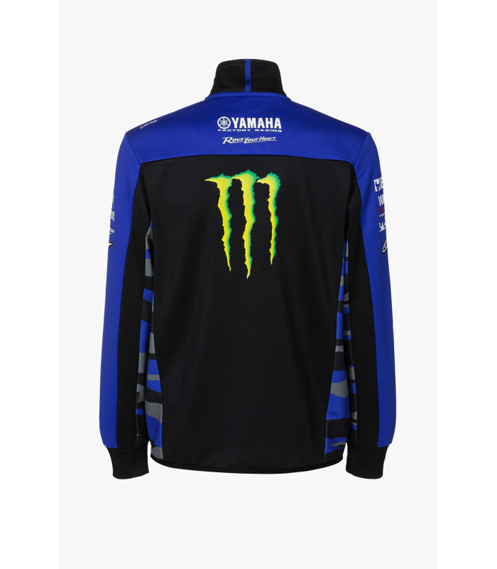 Sweatshirt Zip Yamaha Factory Monster Energy Officiel MotoGP