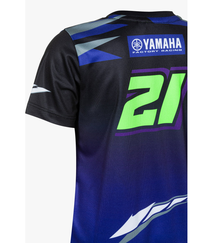 T-shirt Enfant Franco Morbidelli 21 Dual Yamaha Factory Officiel MotoGP