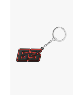 Porte-clé Francesco Bagnaia 63 Officiel MotoGP