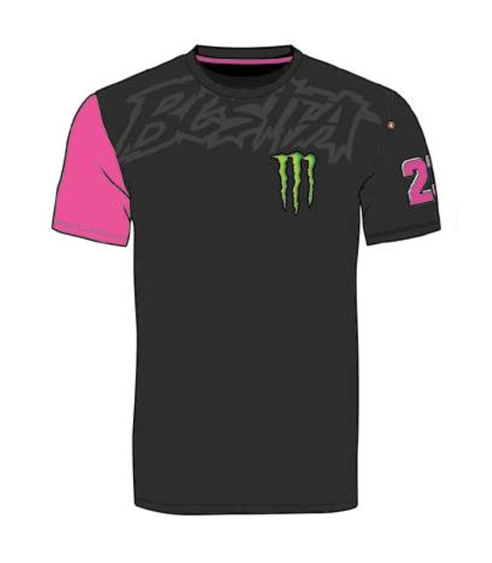 T-shirt Enea Bastianini 23 Dual Monster Energy Officiel MotoGP