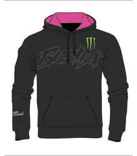 Sweat a Capuche Zip Enea Bastianini 23 Dual Monster Energy Officiel MotoGP