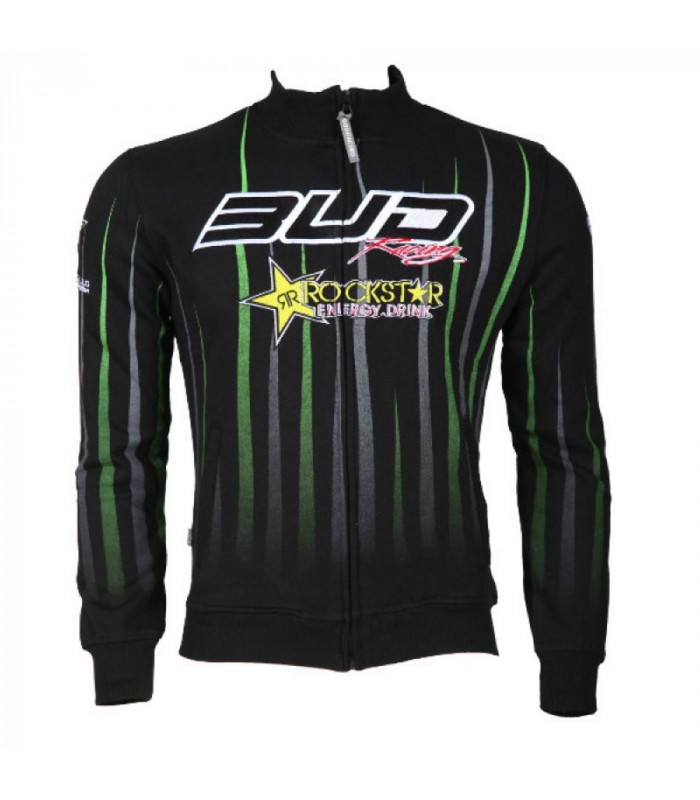 Sweat a Capuche Homme Bud Racing RockStar Energy