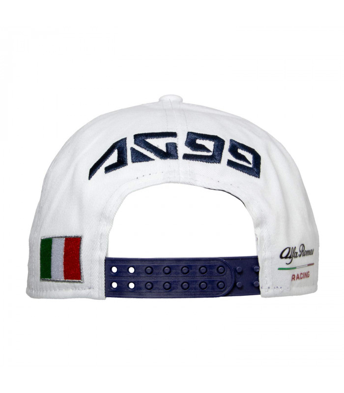 Casquette Plate Alfa Romeo Racing Team F1 ANTONIO GIOVINAZZI 99 Formule 1