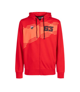 Sweatshirt à capuche zippé...