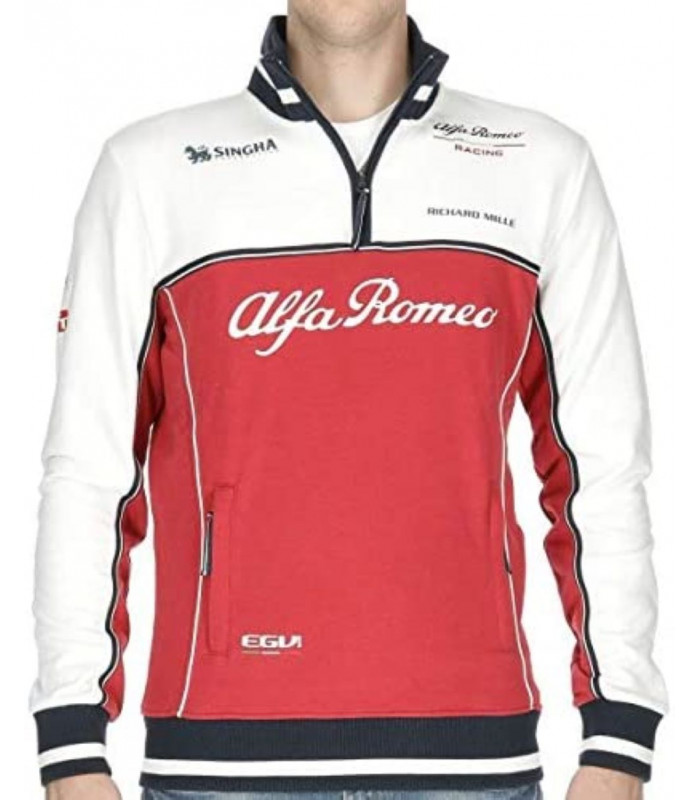 Sweat Zip Homme ALFA ROMEO Formule 1 Officiel Team F1 Racing Sweat Zip Homme ALFA ROMEO Formule 1 Officiel Team F1 Racing