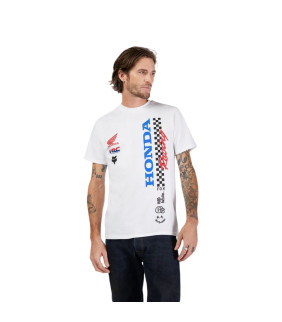T-shirt Honda Blanc