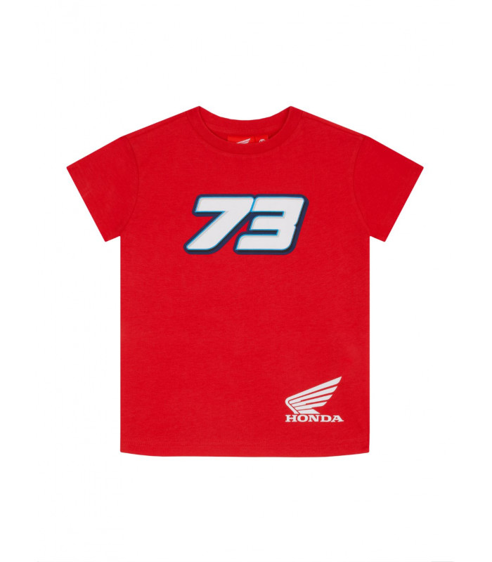 T-shirt Enfant HRC Honda Racing Dual Alex Marquez 73 Officiel MotoGP