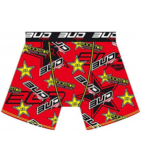 Caleçon Homme Bud Racing RockStar Team Officiel MotoCross Flashy