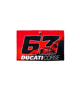 Drapeau Bagnaia 63 Ducati...