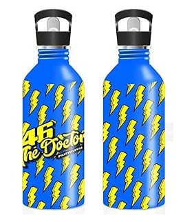 Gourde en métal VR46 Bleu,...