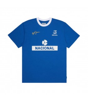 T-shirt Ayrton Senna, logo...