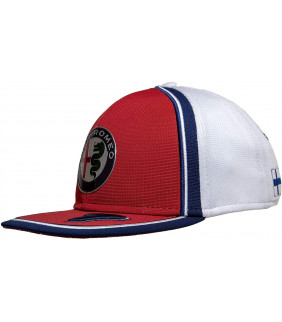 Casquette plate Alfa Romeo Racing Team Kimi Räikkönen Officiel Formule 1