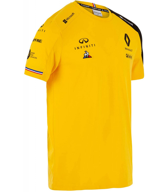 T-shirt Homme RENAULT Le Coq Sportif F1 Racing Team Officiel Formule 1