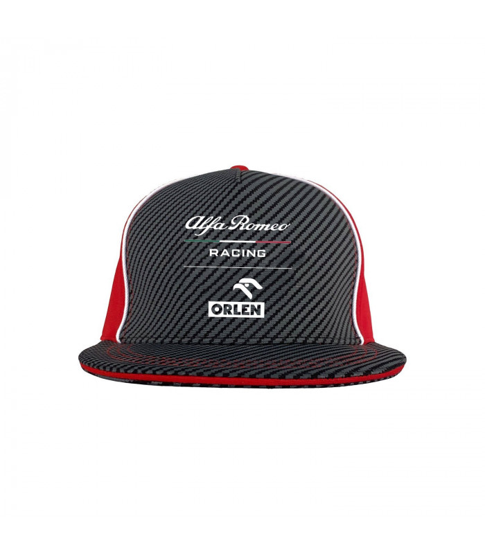 Casquette Plate Alfa Romeo Racing Team Carbonne Officiel Formule 1