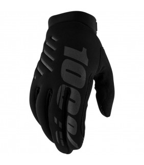 Gants 100% BRISKER Noir
