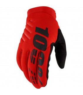 Gants 100% BRISKER Rouge