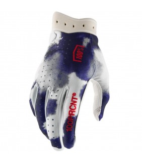 Gants 100% ITRACK 2 Bleu/Blanc