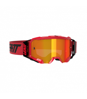 Masque LEATT Velocity 5.5 Iriz - rouge - Ecran rouge 28% Officiel Motocross/VTT/BMXDH