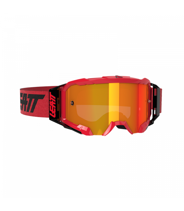 Masque LEATT Velocity 5.5 Iriz - rouge - Ecran rouge 28% Officiel Motocross/VTT/BMXDH