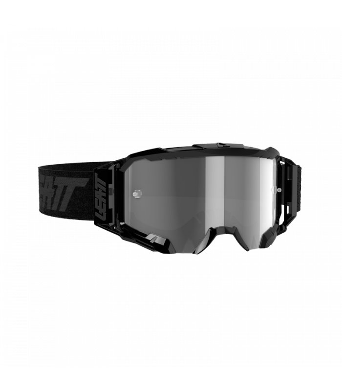 Masque LEATT Velocity 5.5 - noir Black - Ecran gris clair 58% Officiel Motocross/VTT/BMXDH