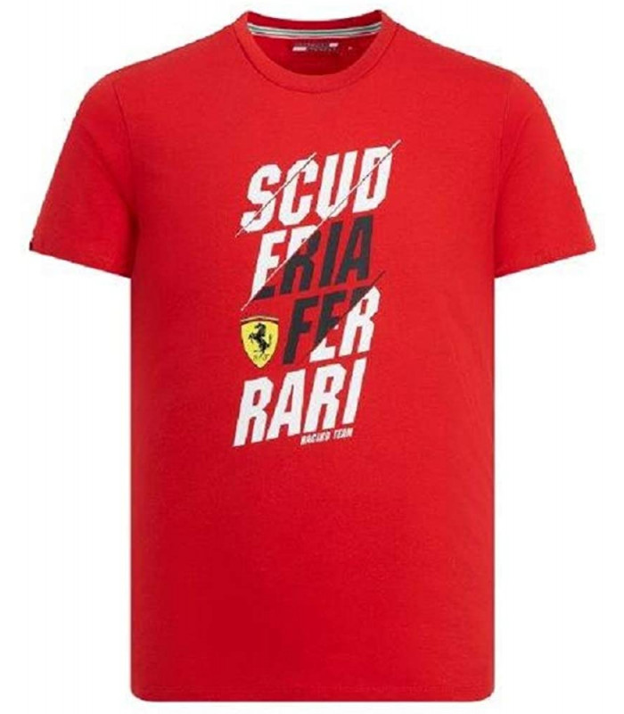 Tshirt Graphic Ferrari Scuderia Officiel Team F1 Officiel Formule 1