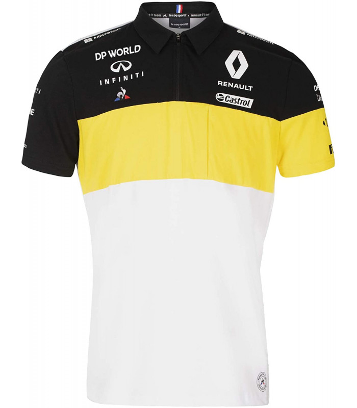 Polo Homme Renault Team Le Coq Sportif F1 Racing Officiel Formule 1