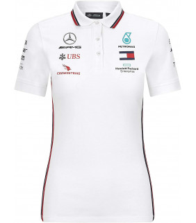 Polo Femme Mercedes AMG Petronas Motorsport Team Officiel F1 Formula Driver