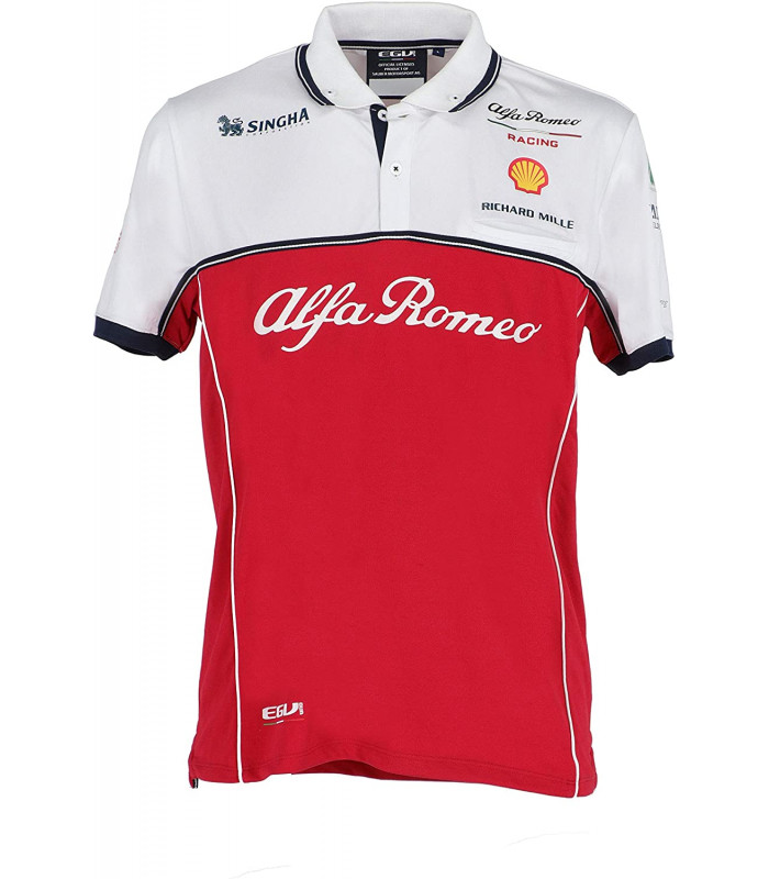 Polo ALFA ROMEO Officiel Team F1 Racing Officiel Formule 1