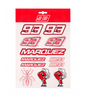 Planche Sticker Marc Marquez 93 Gros Officiel MotoGP