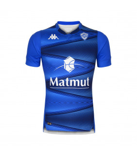 Maillot Enfant Domicile Kappa Castres Olympique Kombat Officiel Rugby